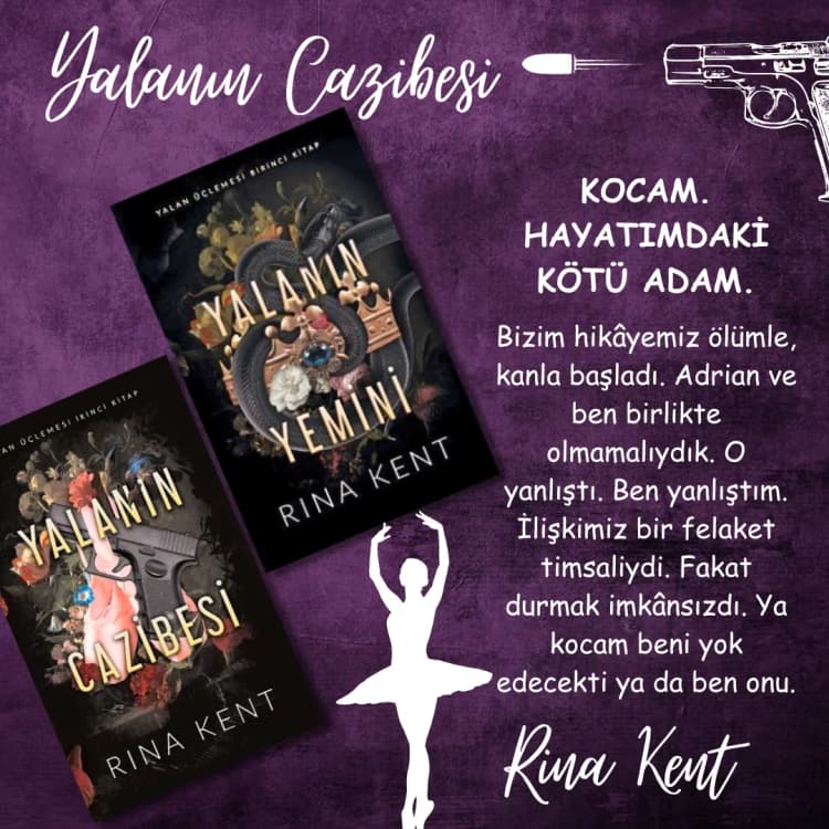 Rina Kent'den Yalanın Cazibesi: Karanlık Geçmiş ve Derin İlişkiler